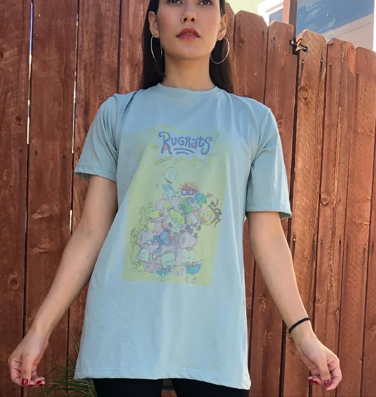 The Rugrats Graphic T-shirt Rayon Velvet Corduroy