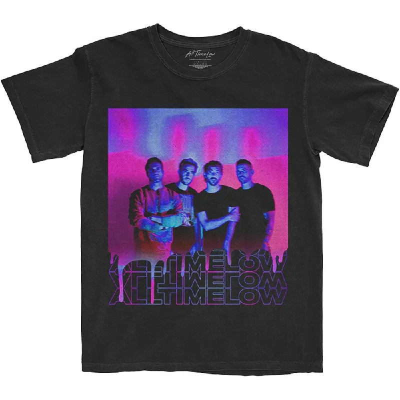 All Time Low | Official Band T-Shirt | Blurry Monster (Back Print) Lace Blend Ribbed Blend Corduroy Blend