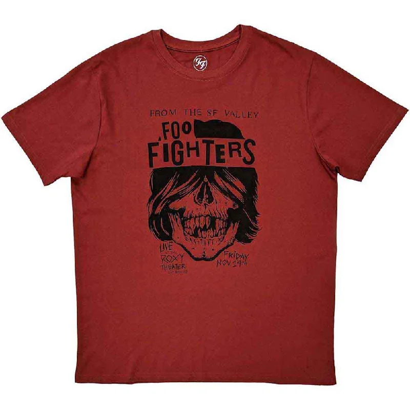 Foo Fighters | Official Band T-Shirt | SF Valley Satin Blend Silk Blend Wool Blend