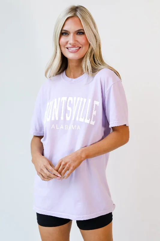 Lavender Huntsville Alabama Tee Elasticated Padded Insulated