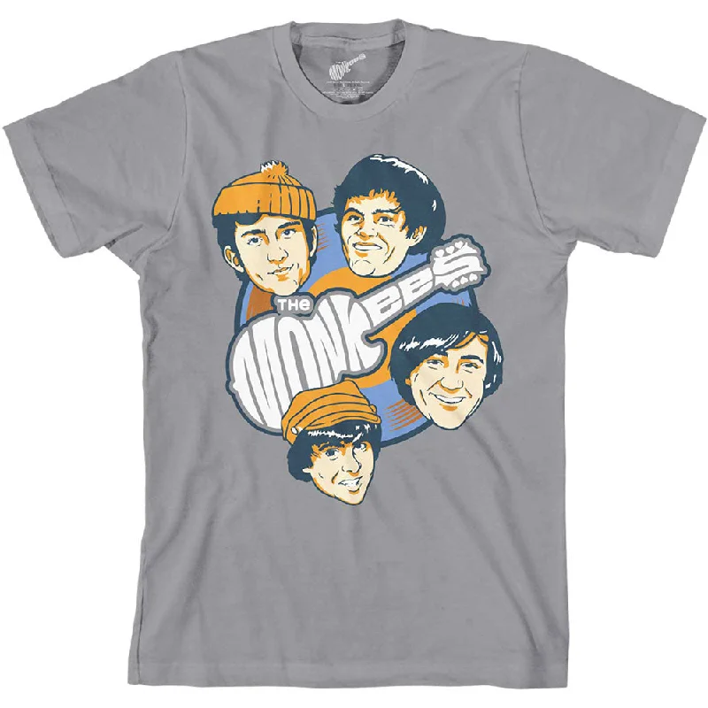 The Monkees | Official Band T-Shirt | Vinyl Heads Handmade Hand-knitted Hand-woven