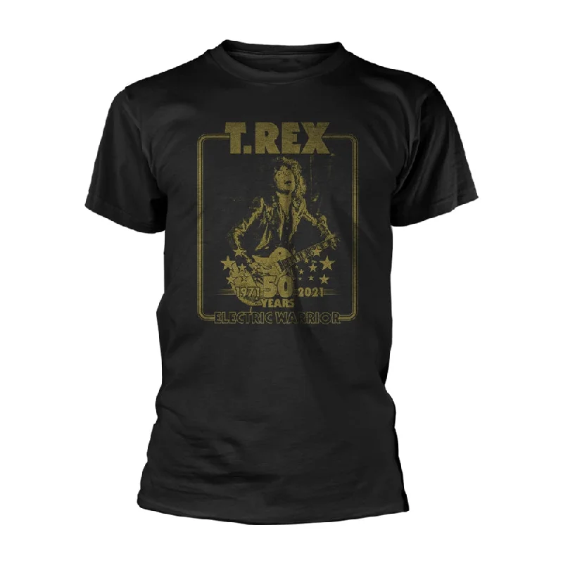 T. Rex | Official Band T-Shirt | Electric Warrior Zippered Buttoned Snapped