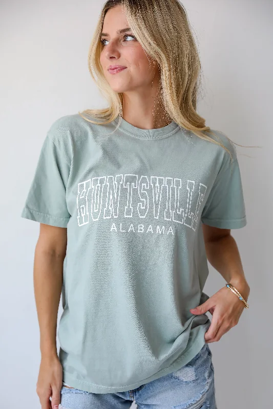 Sage Huntsville Alabama Tee Terry Blend Velvet Blend Canvas Blend