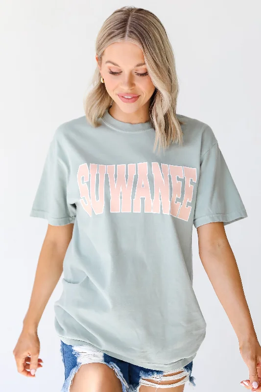 Sage Suwanee Tee Welt Pockets Slit Pockets