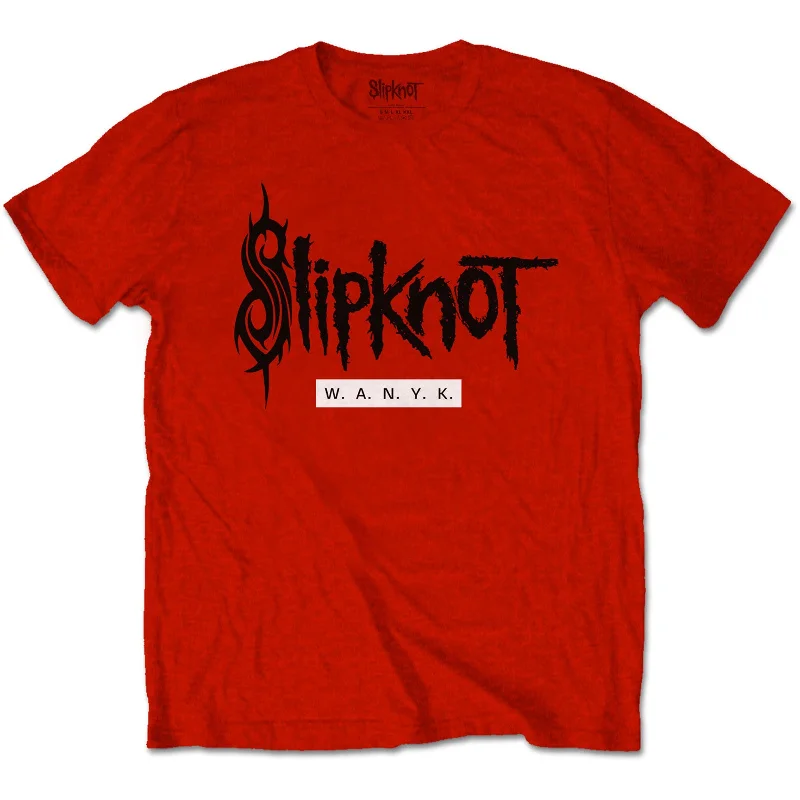 Slipknot | Official Band T-Shirt | WANYK (Back Print) Hooded Caped Shawl Collar