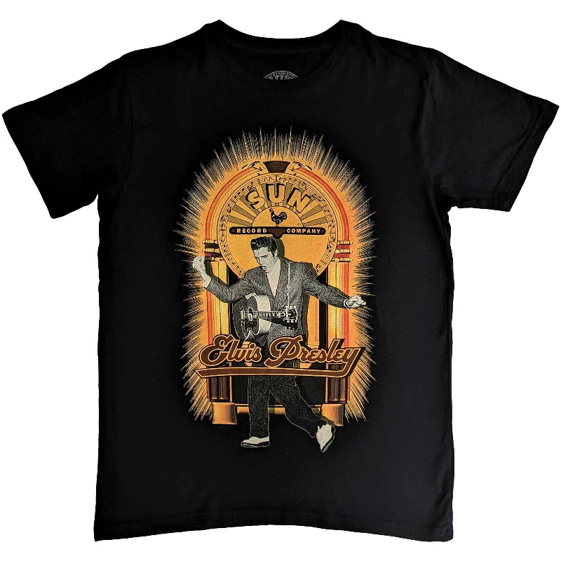 Sun Records | Official Band T-Shirt | Elvis Dancing Front Pockets Side Pockets Patch Pockets