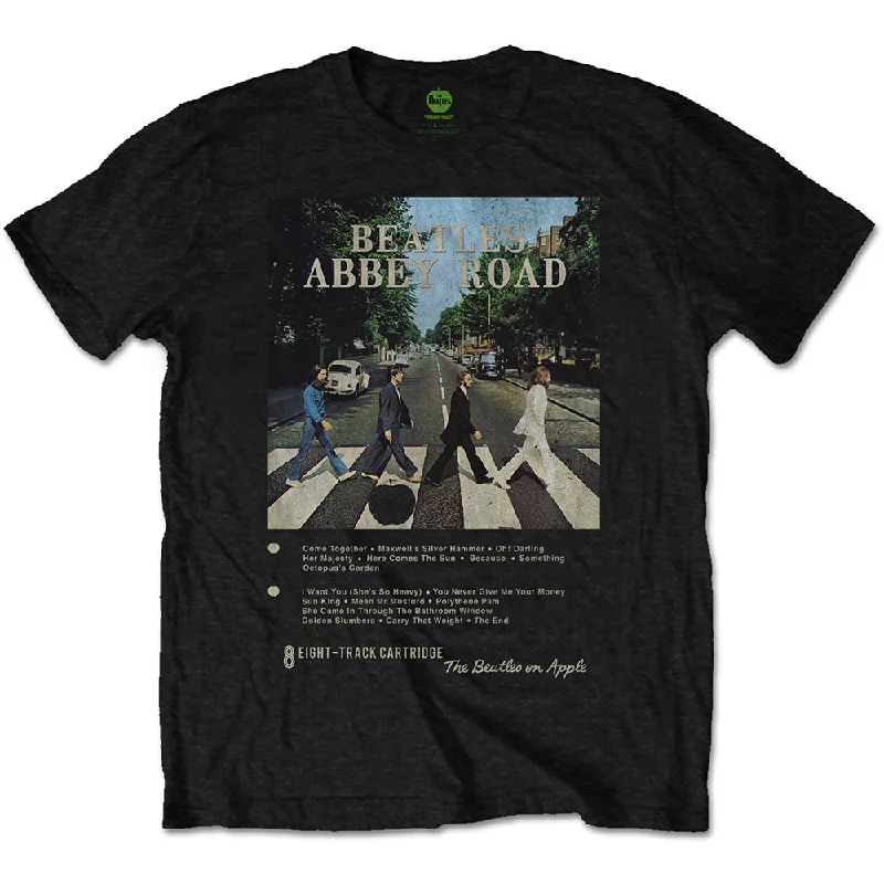 The Beatles | Official Band T-Shirt | Abbey Road 8 Track Front Pockets Side Pockets Patch Pockets