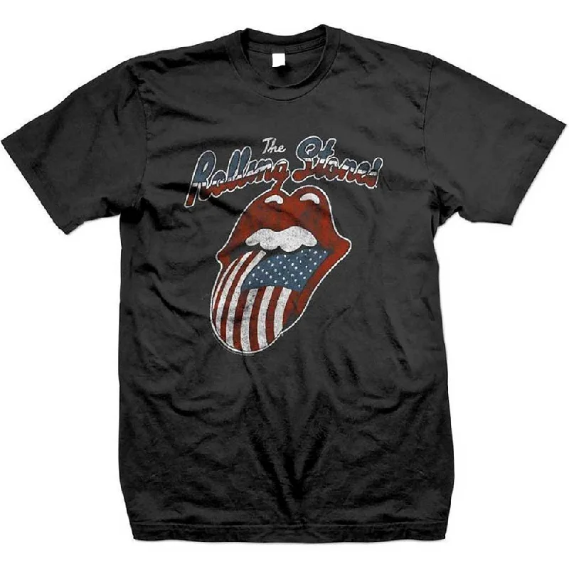 The Rolling Stones | Official Band T-Shirt | Tour of America '78 Faux Fur Fabric Real Fur Fabric Shearling Fabric