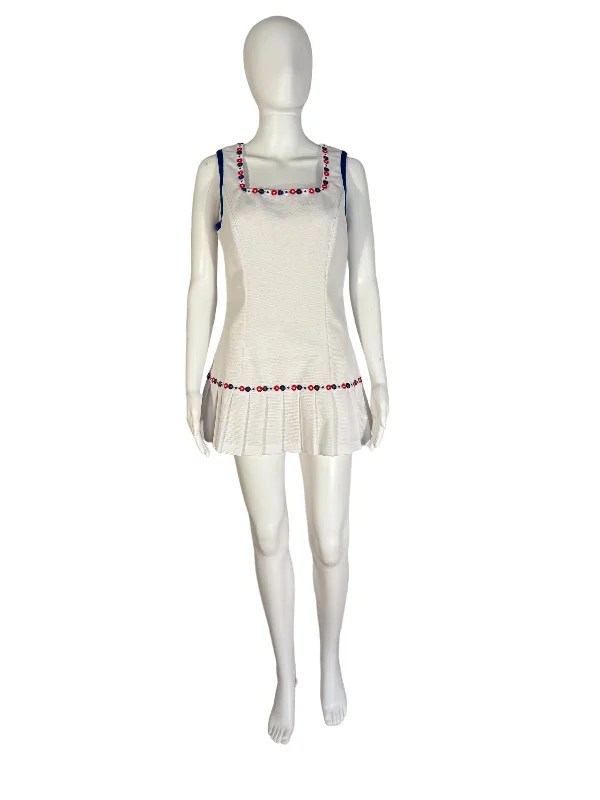 Vintage Tennis Dress by Fashion T Mini Dress Fashionable Summer Mini Dress