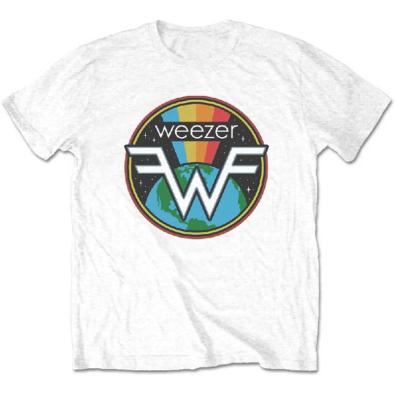 Weezer | Official Band T-Shirt | Symbol Logo Seamless Knitted Crochet