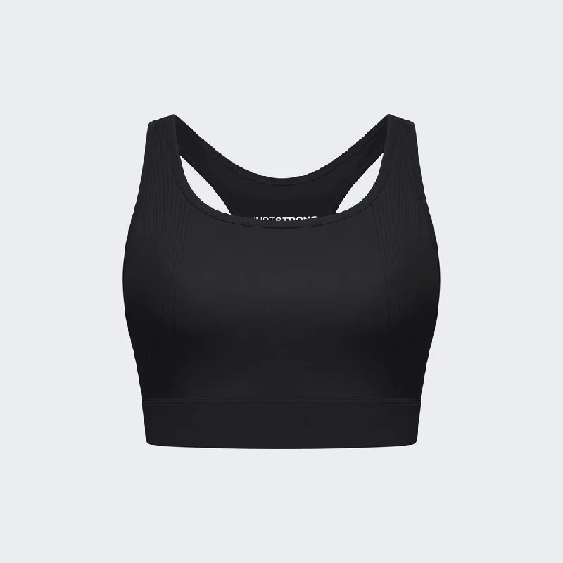 Agility Workout Bra - Black Onyx Lightly Padded Bra