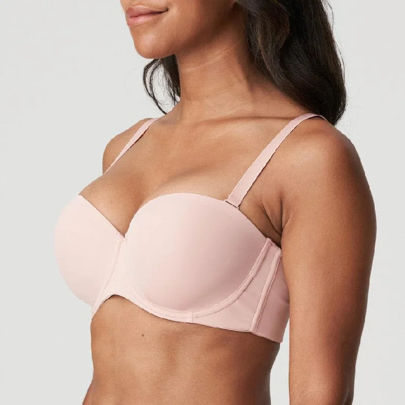 Prima Donna Figuras Strapless Bra in Powder Rose 0263258 Sporty Compression Bra