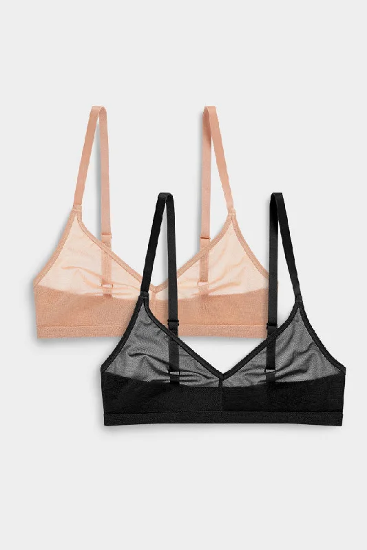 Sieve Non-Wire Bra Custom 2-Pack Active Wear Bra