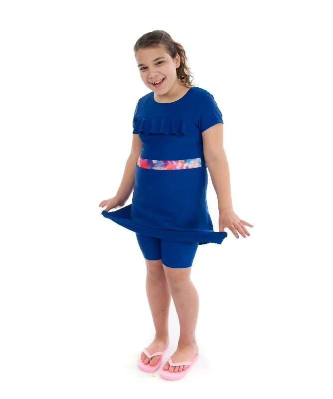 Swim Dress  / Girls Plus Size High-Waisted Swim Bottoms