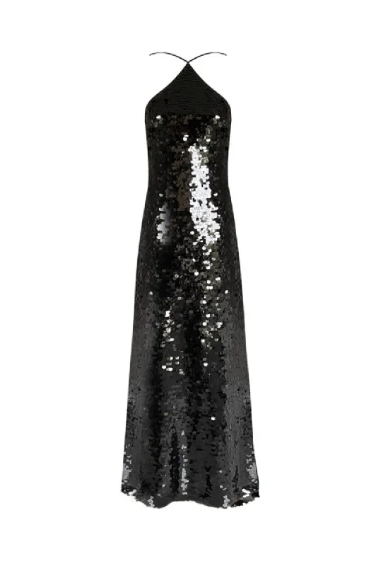 COSMOS SEQUINED MAXI DRESS Comfortable Flowy Maxi Dress