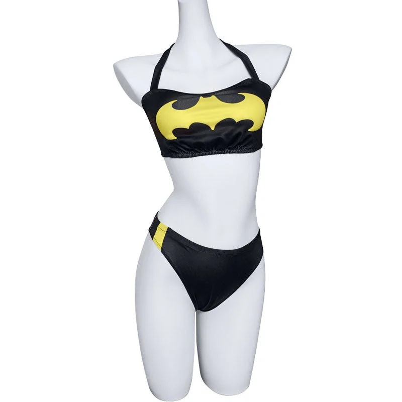 Movie Batwoman Batwoman Swimsuit Cosplay Costumes Bold Color Swimsuit