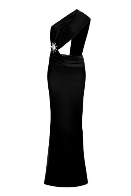 THE ECLIPSE MAXI DRESS Cozy Maxi Dress with Slit