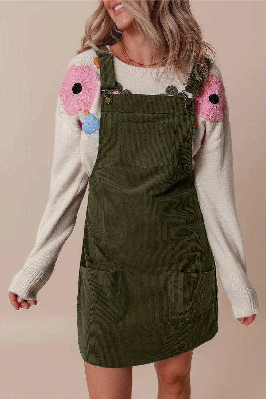 Short Olive Green Dress