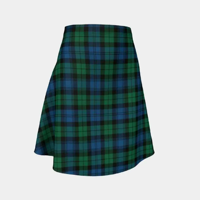 Blackwatch Ancient Tartan Flared Skirt summer skirt style