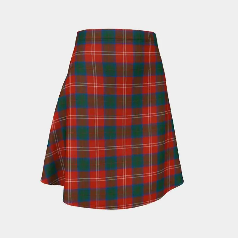 Chisholm Ancient Tartan Flared Skirt seamless skirt comfort