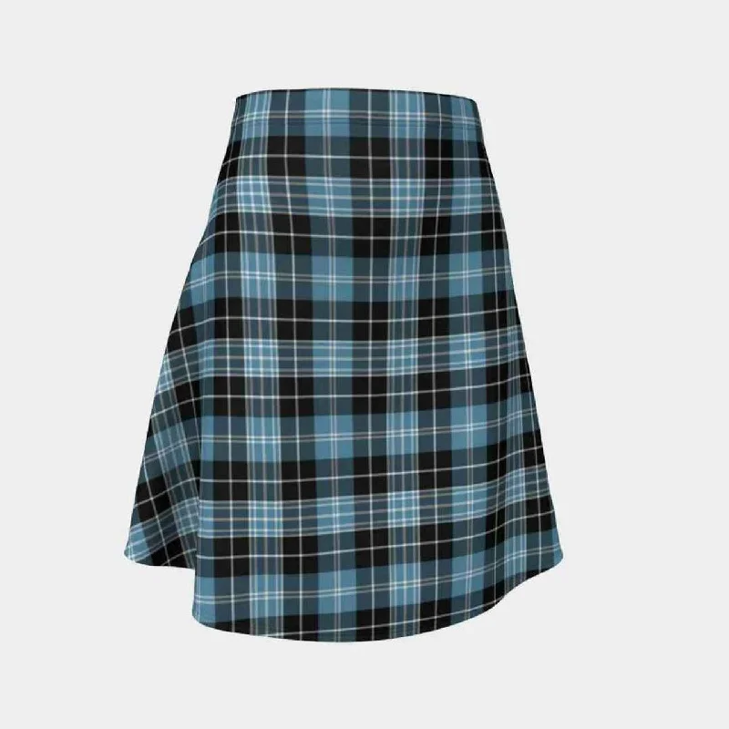 Clark Ancient Tartan Flared Skirt a-line skirt cut