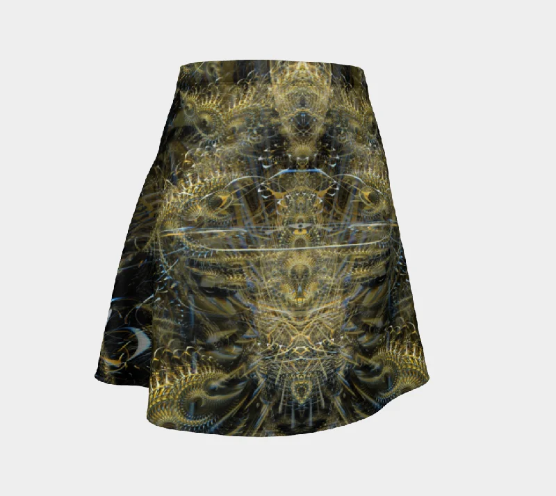 GIVE IT A WHIRL FLARE SKIRT wool skirt warm