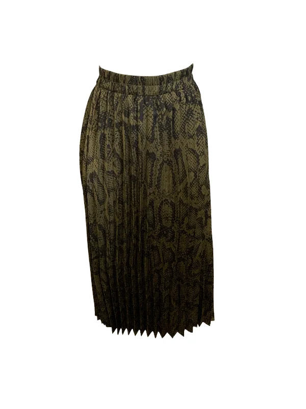 NWT Molly Bracken Skirt Olive L ribbed skirt waist